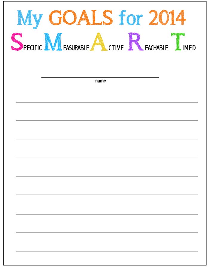 44 Goal Setting Worksheets, All Worksheets Smart Goal Setting