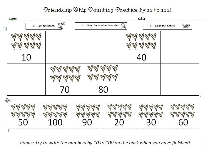 45 Counting By 10s Worksheet, Number Writing Worksheets