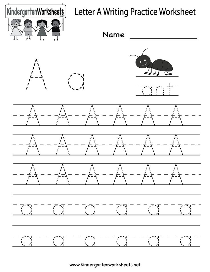 Alphabet Handwriting Worksheets Kindergarten 740761