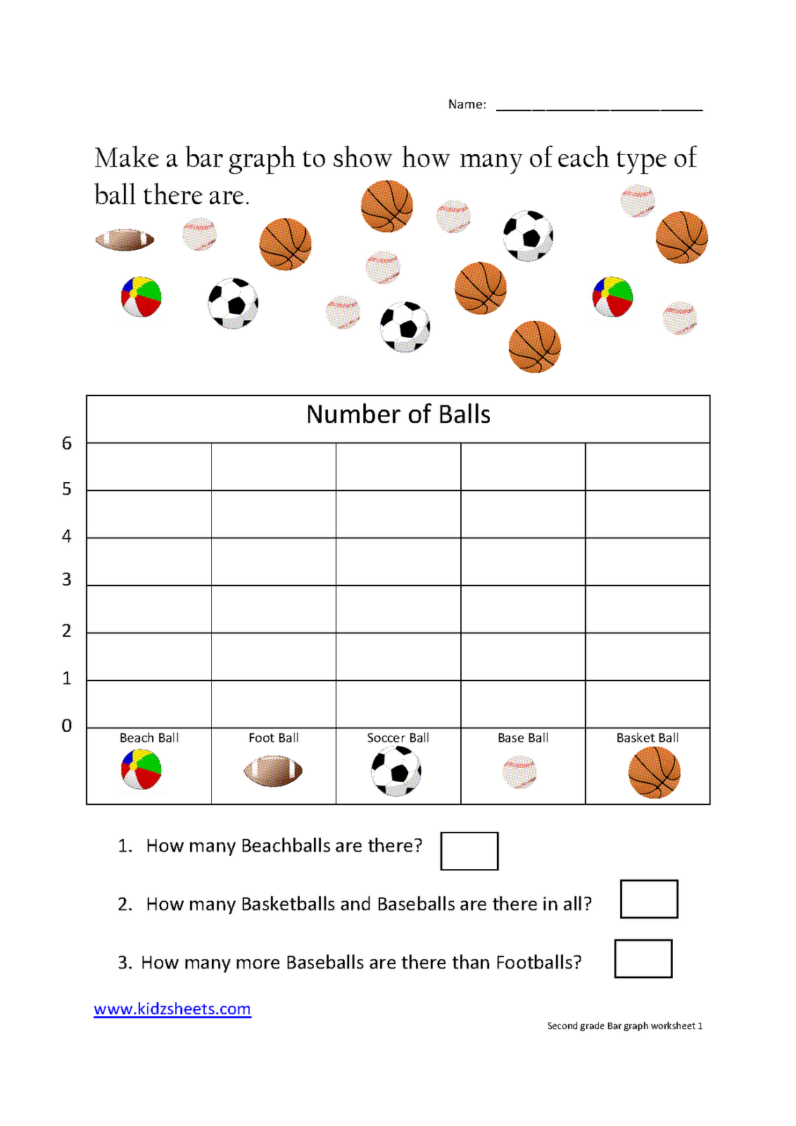 Bar Graph Worksheets For 2nd Grade Math 589691