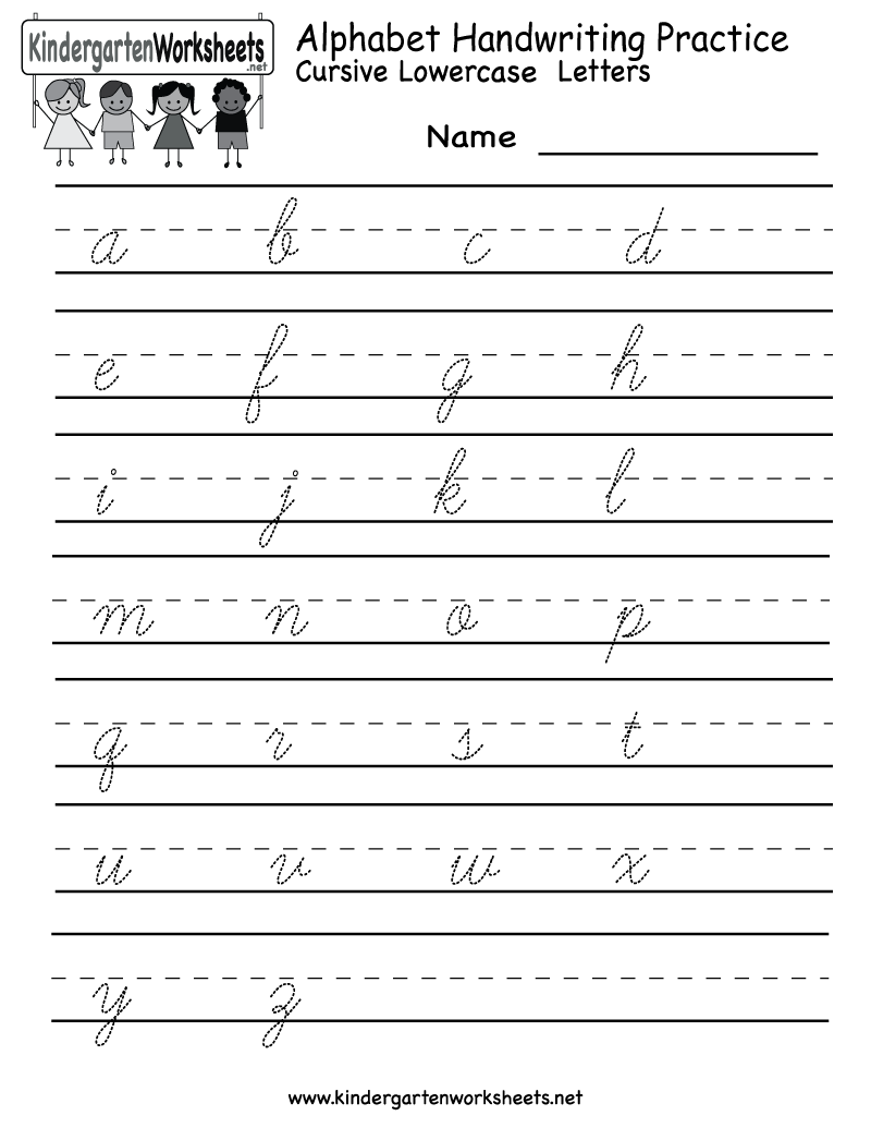 Collection Of Alphabet Handwriting Worksheets For Preschool
