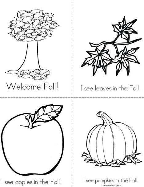 Collection Of Autumn Worksheets For Kindergarten