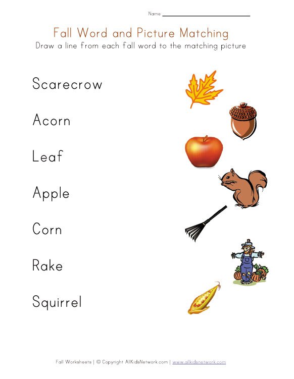 autumn homework year 1