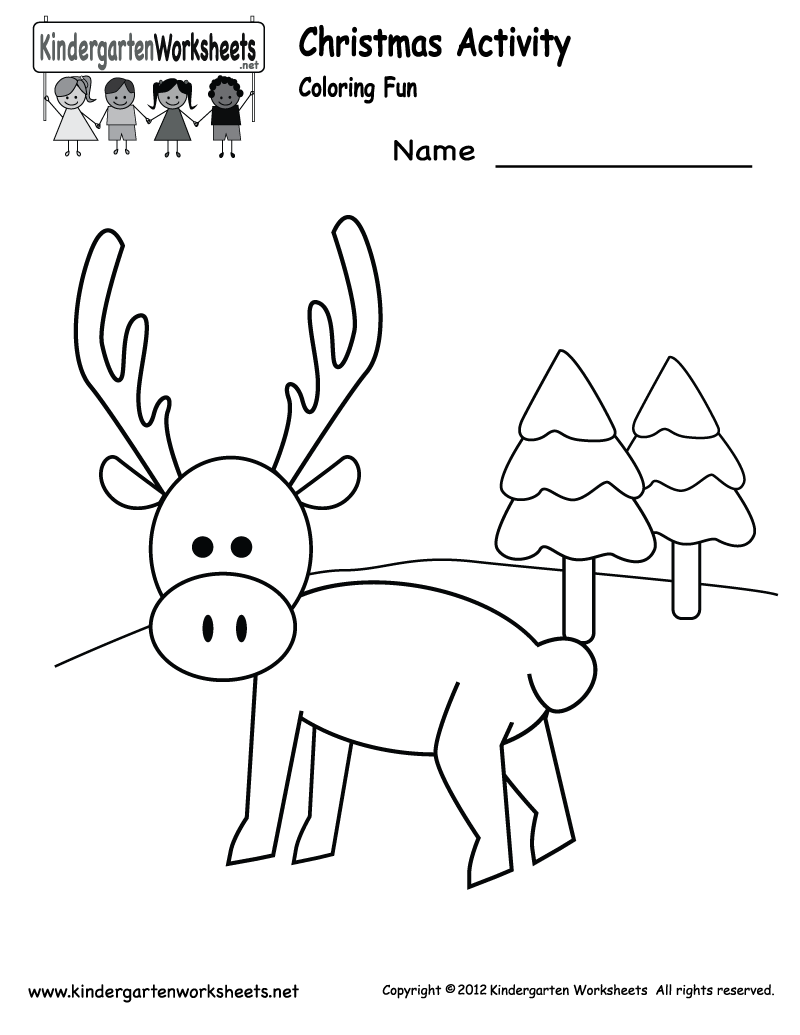 Collection Of Christmas Printable Worksheets For Preschool
