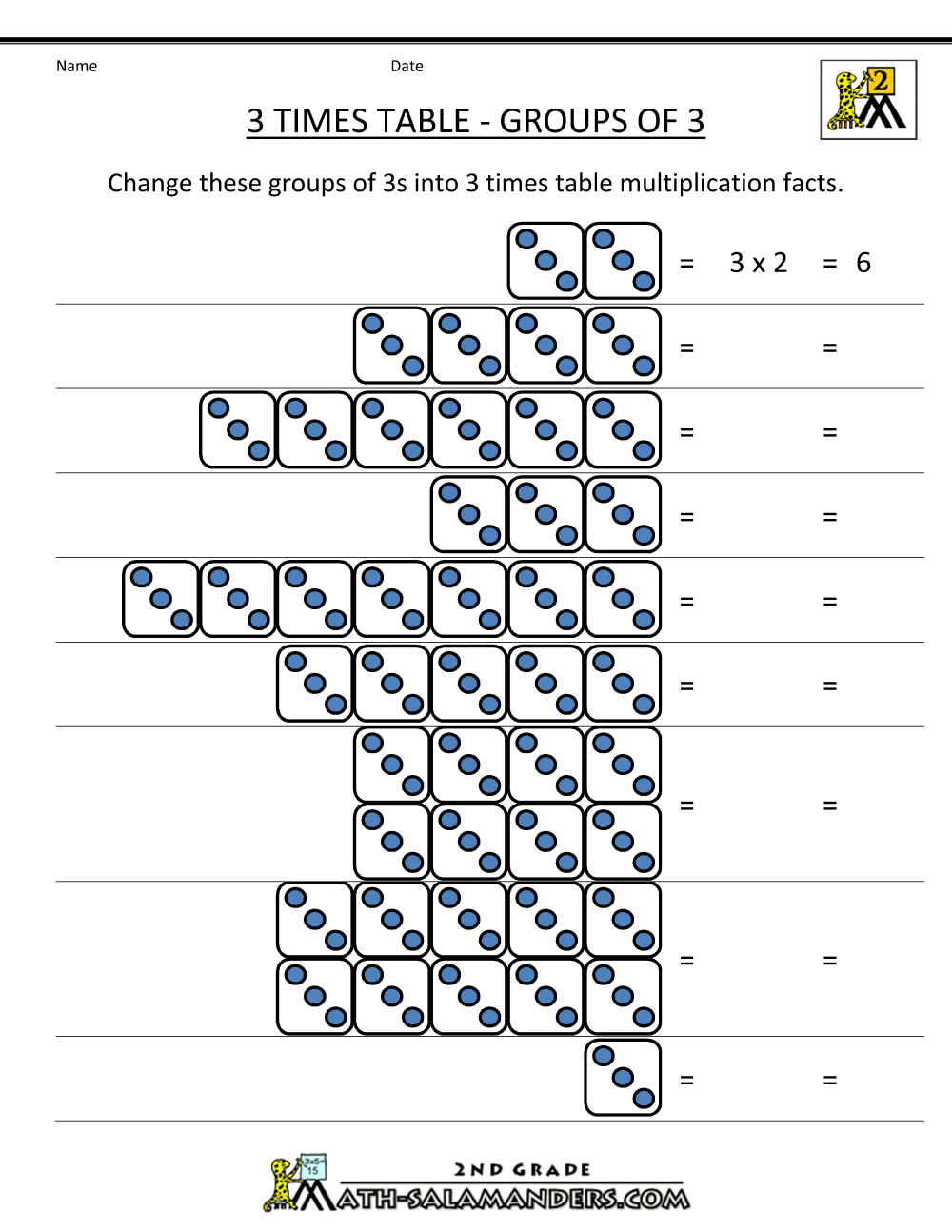 Collection Of Free Visual Multiplication Worksheets