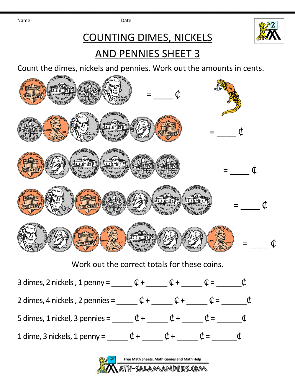 Collection Of Math Worksheets Second Grade Free | Free Worksheets Samples