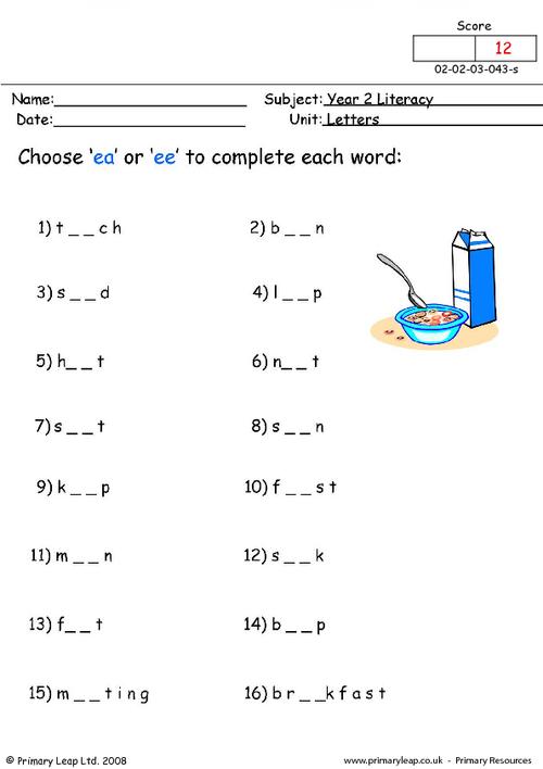 Ea Worksheets 1105851