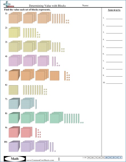 Expanded Form Worksheets For 1st Grade