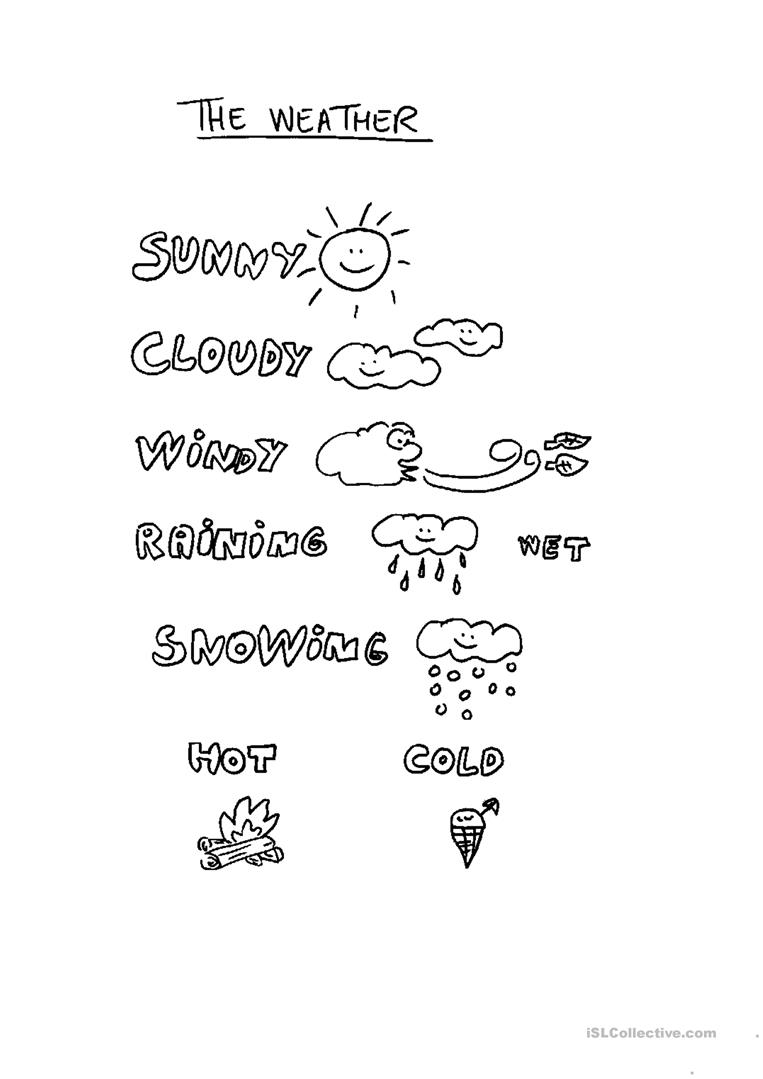 Free Printable Preschool Weather Worksheets 162440
