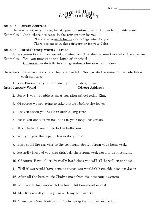 Grade 5 English Worksheets Pdf Free Download