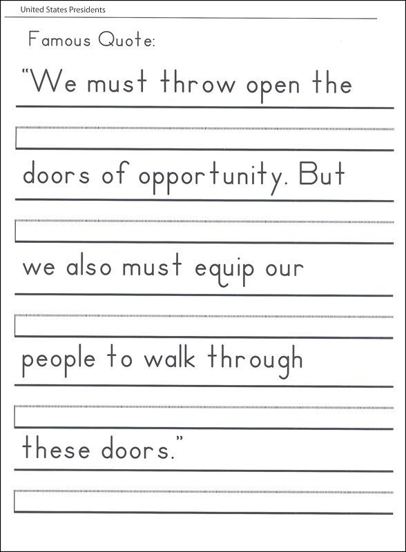 Hand Writing Practice Sheets
