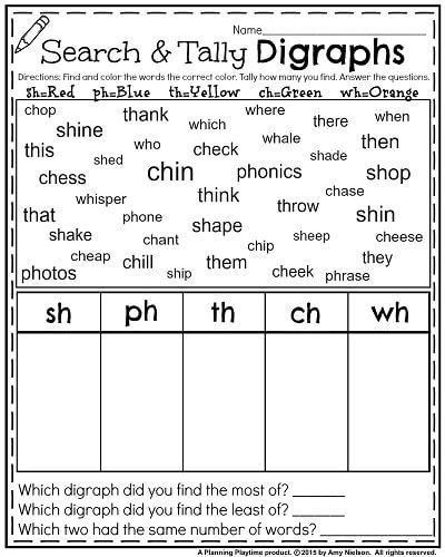 Impressive Free First Grade Phonic Worksheets For Your Coloring