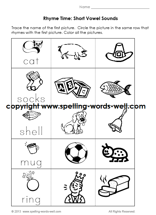 Kindergarten Phonics Practice Worksheets 500938