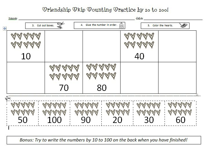 Kindergarten Skip Counting By 10 Worksheets 1018638