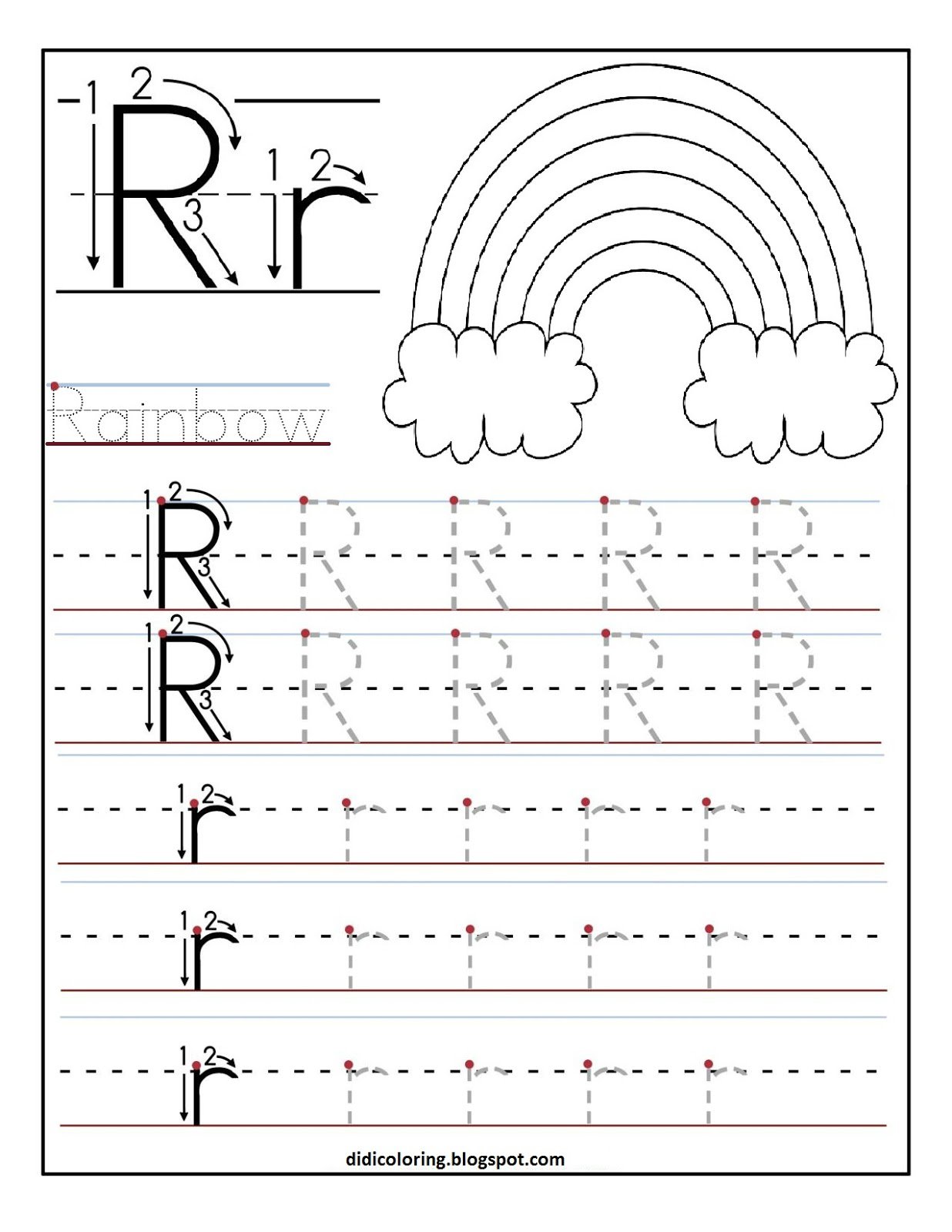 Letter R Printable Worksheets The Best Worksheets Image Collection