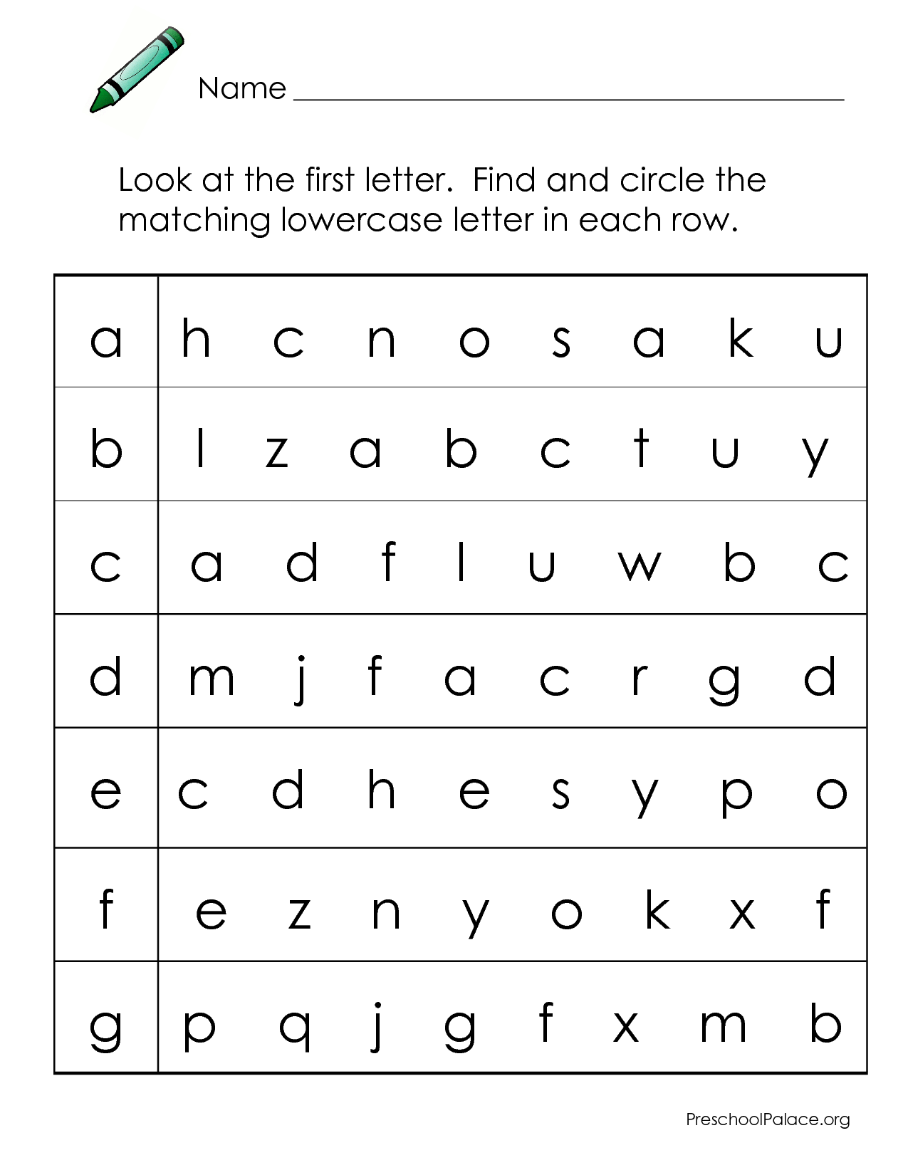 Letters Of The Alphabet Worksheets 943340