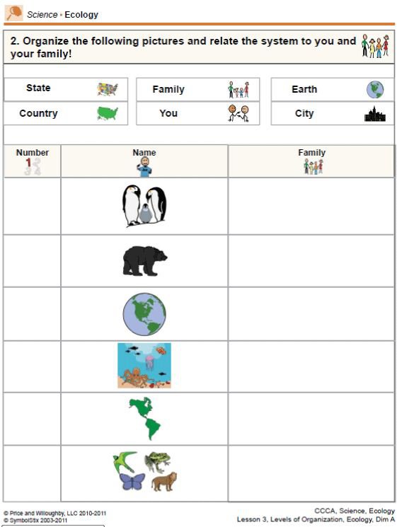 Levels Of Organization Worksheet The Best Worksheets Image