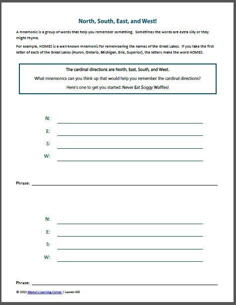Maps And The Globe Worksheets