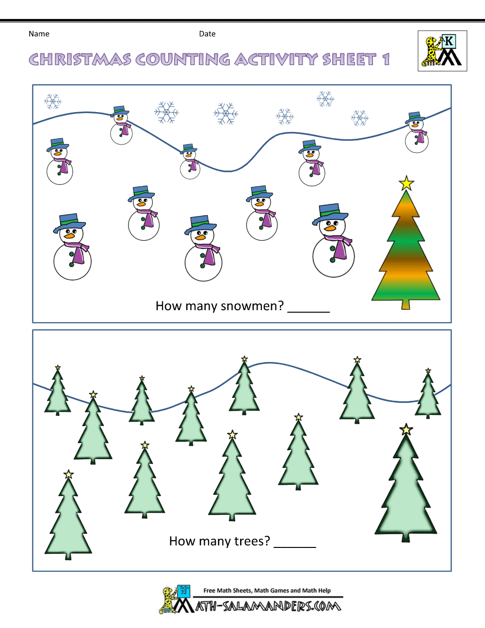 5th Grade Christmas Worksheets
