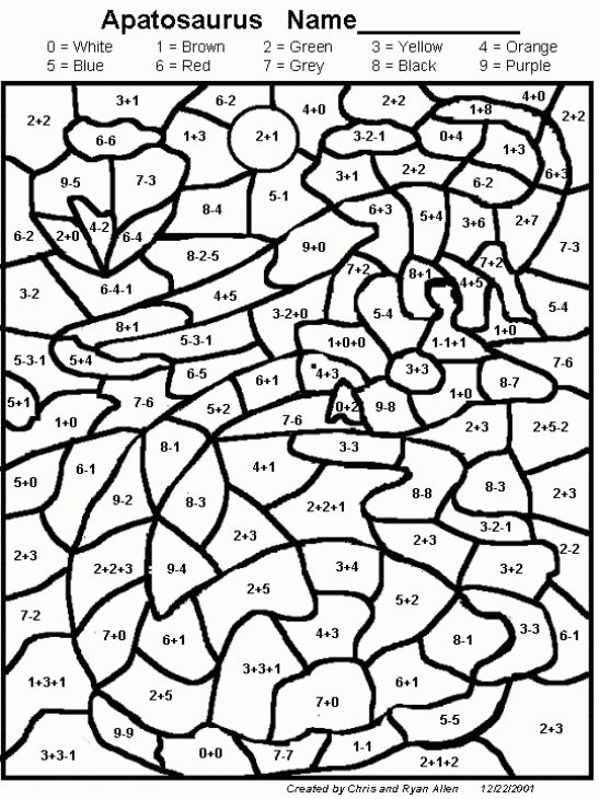 Math Coloring Worksheets 3rd Grade