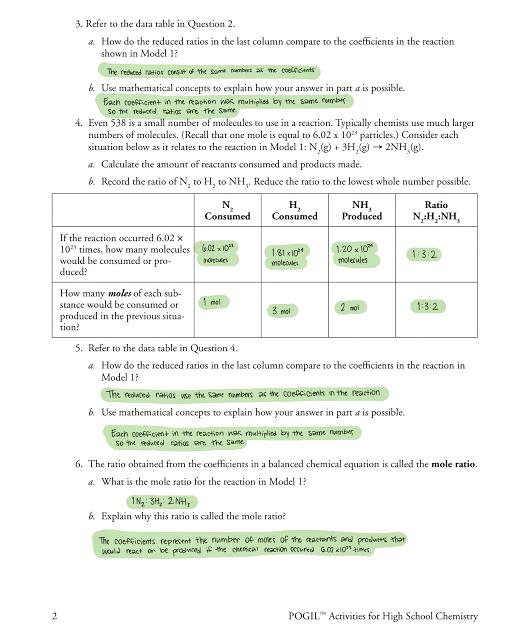 Mole Ratio Worksheet Mole Ratio Worksheet Mole Ratio Worksheet