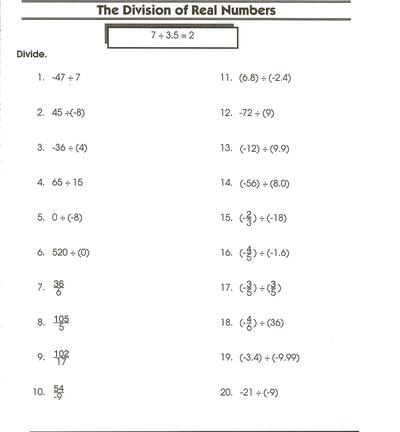 Multiplying And Dividing Integers Worksheet Adding Subtracting