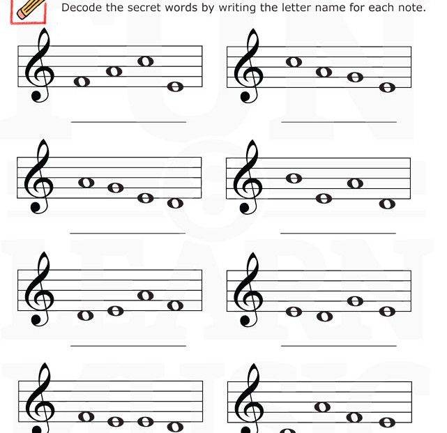 Music Worksheets Music Notes Worksheets For Kids Free Music