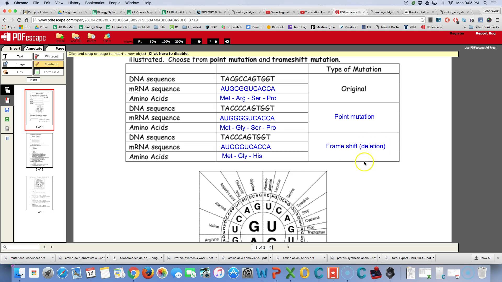 Mutations Practice Worksheet The Best Worksheets Image Collection