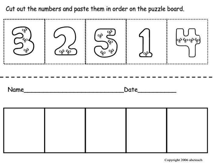 Pre K Cut And Paste Worksheets The Best Worksheets Image | Free ...