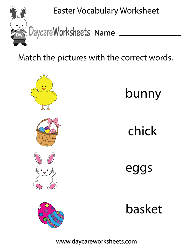 Preschool Vocabulary Worksheets 226160