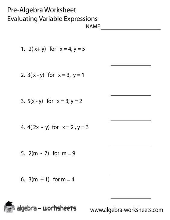 Printables  Pre Algebra Review Worksheets  Surveillanceandeveryday