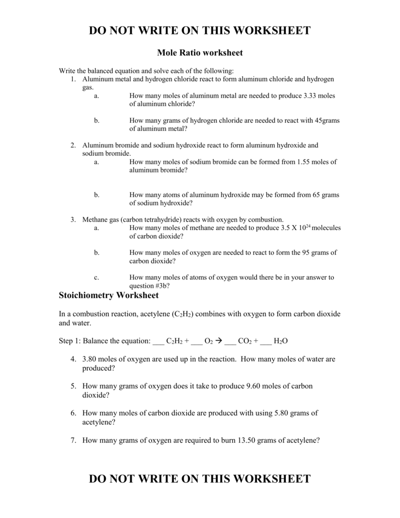 Ratios Worksheet Answers 1031873