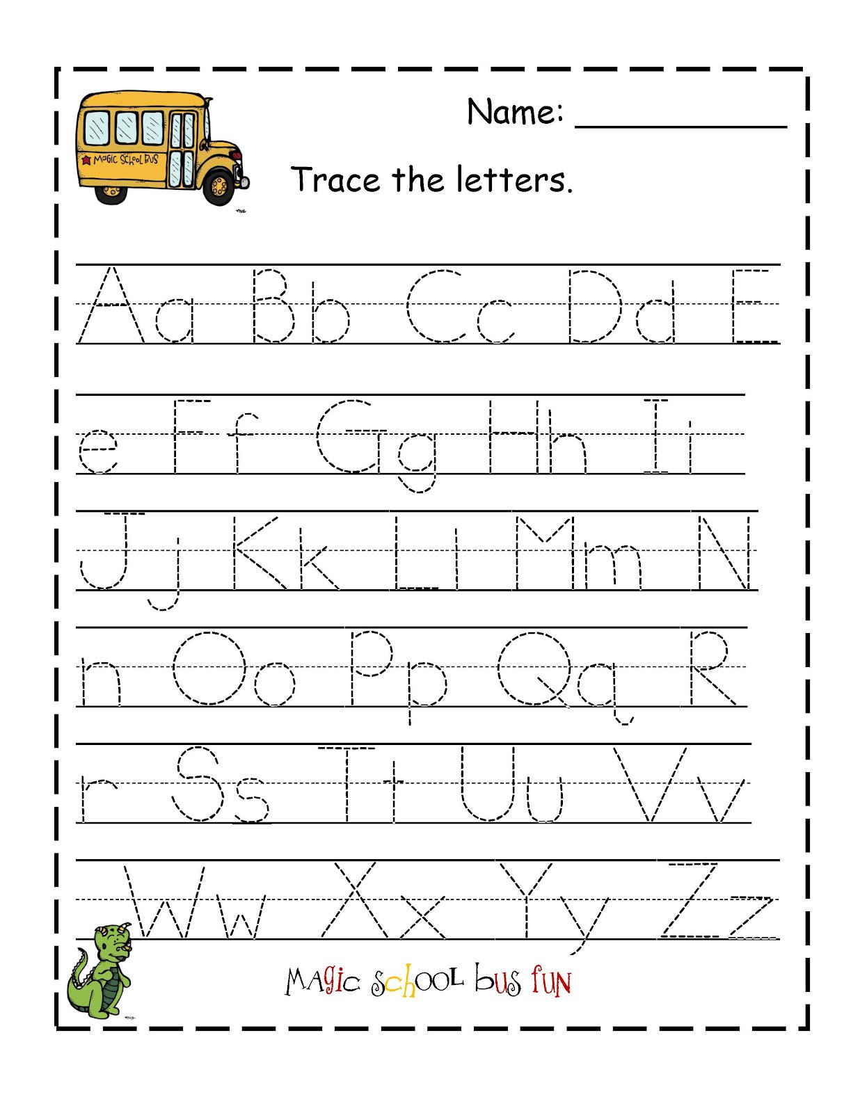 Traceable Letters Worksheets Free The Best Worksheets Image