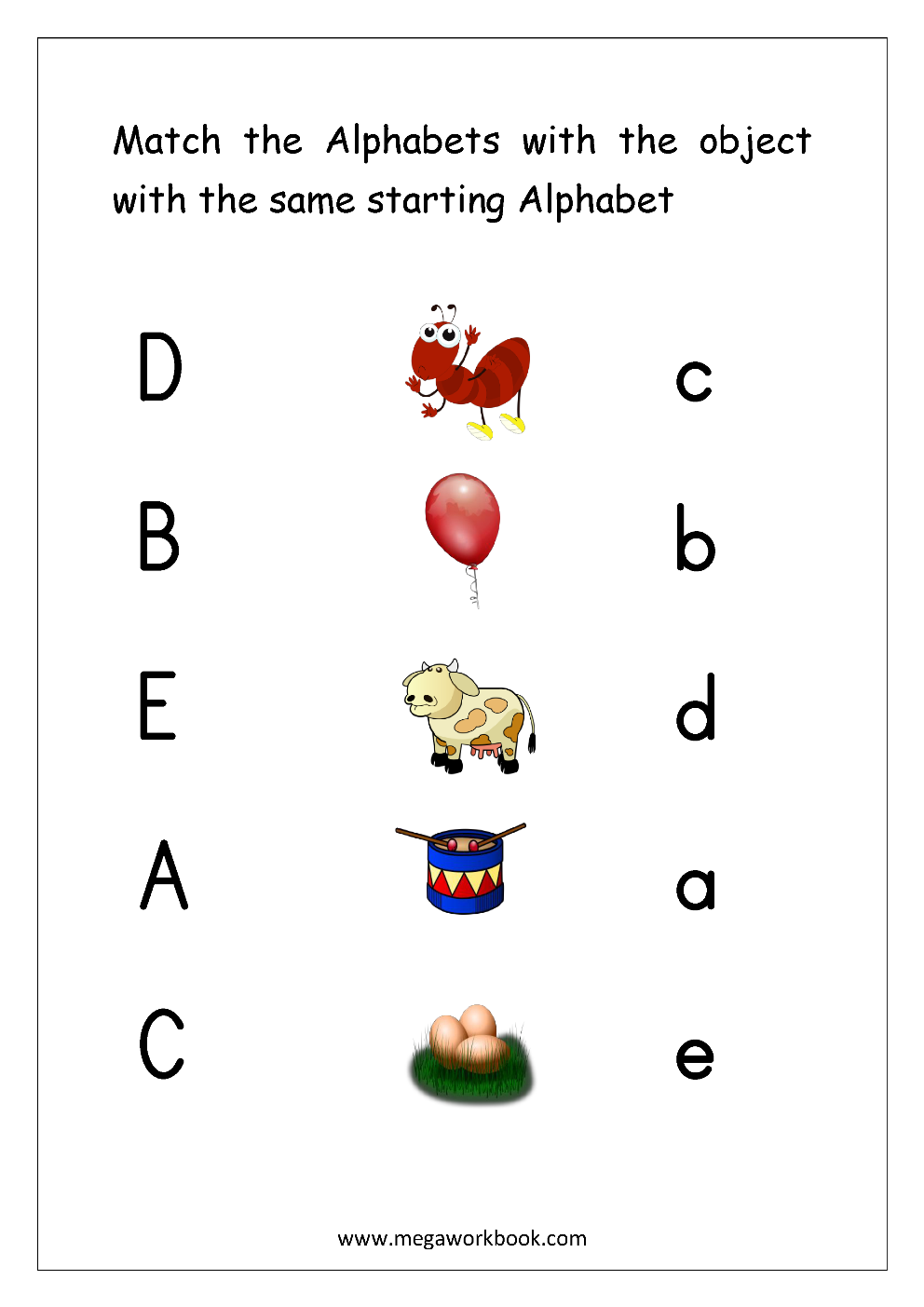 Worksheets On Alphabets For The Best Worksheets Image Collection