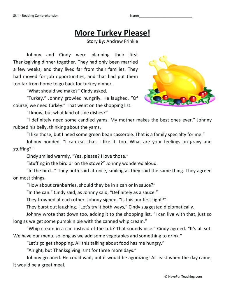 Thanksgiving Division Worksheets 4th Grade