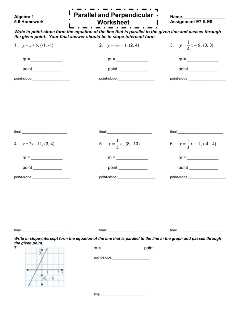 Algebra 1 Slope Worksheet The Best Worksheets Image Collection