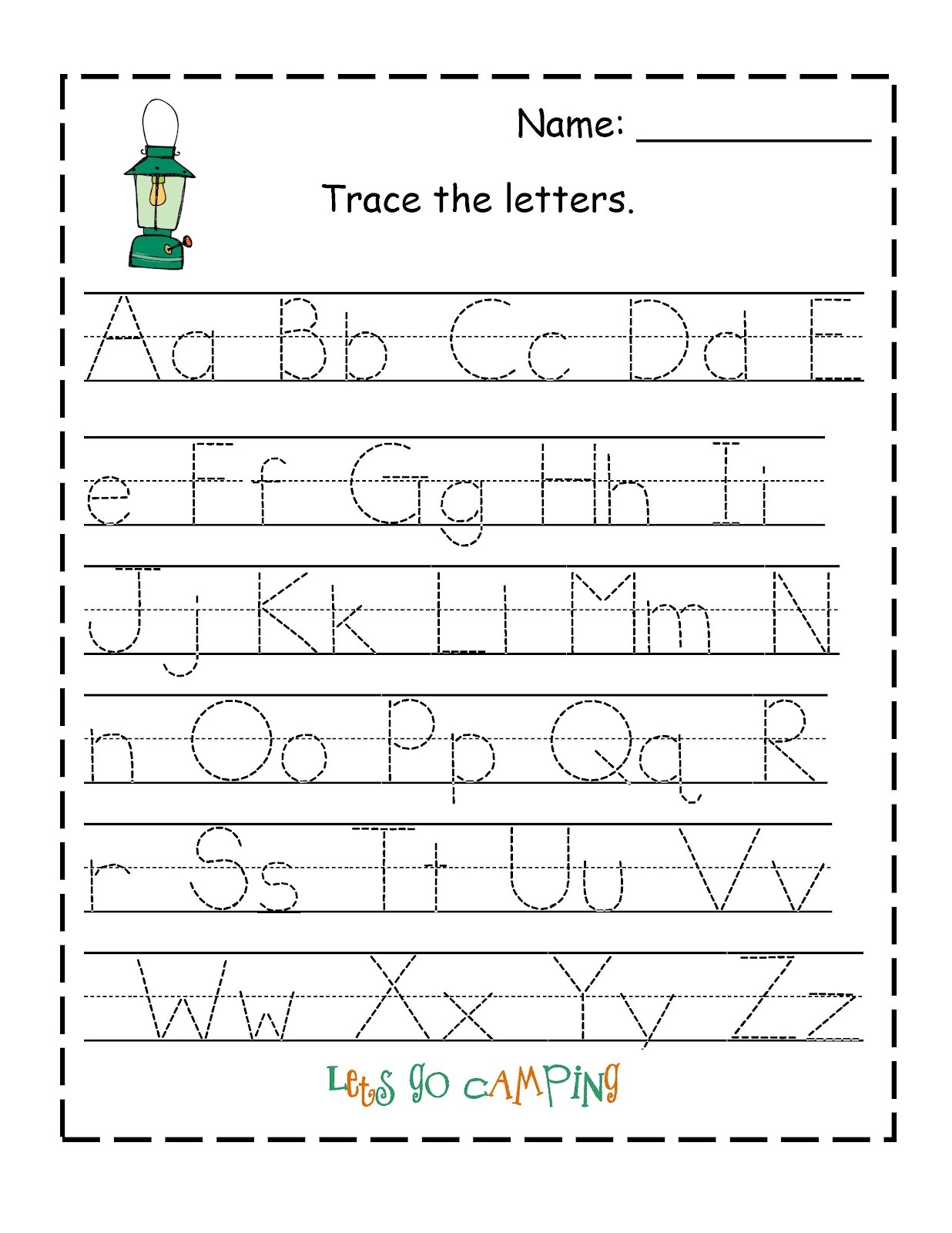 Alphabet Worksheets In English 941552