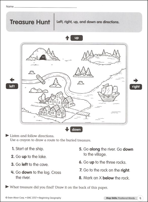 Cardinal Directions Worksheets 3rd Grade The Best Worksheets Image