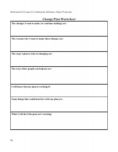 Change Plan Worksheet The Best Worksheets Image Collection