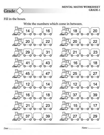 Collection Of Primary Math Worksheets
