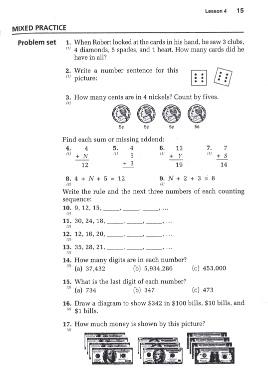 Collection Of Saxon Math Worksheets Grade 3