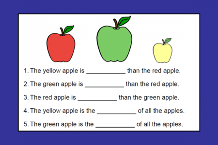 Comparing Apples With Comparatives And Superlatives