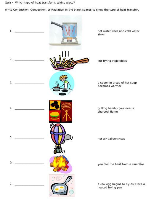 Conduction Convection Radiation Worksheet