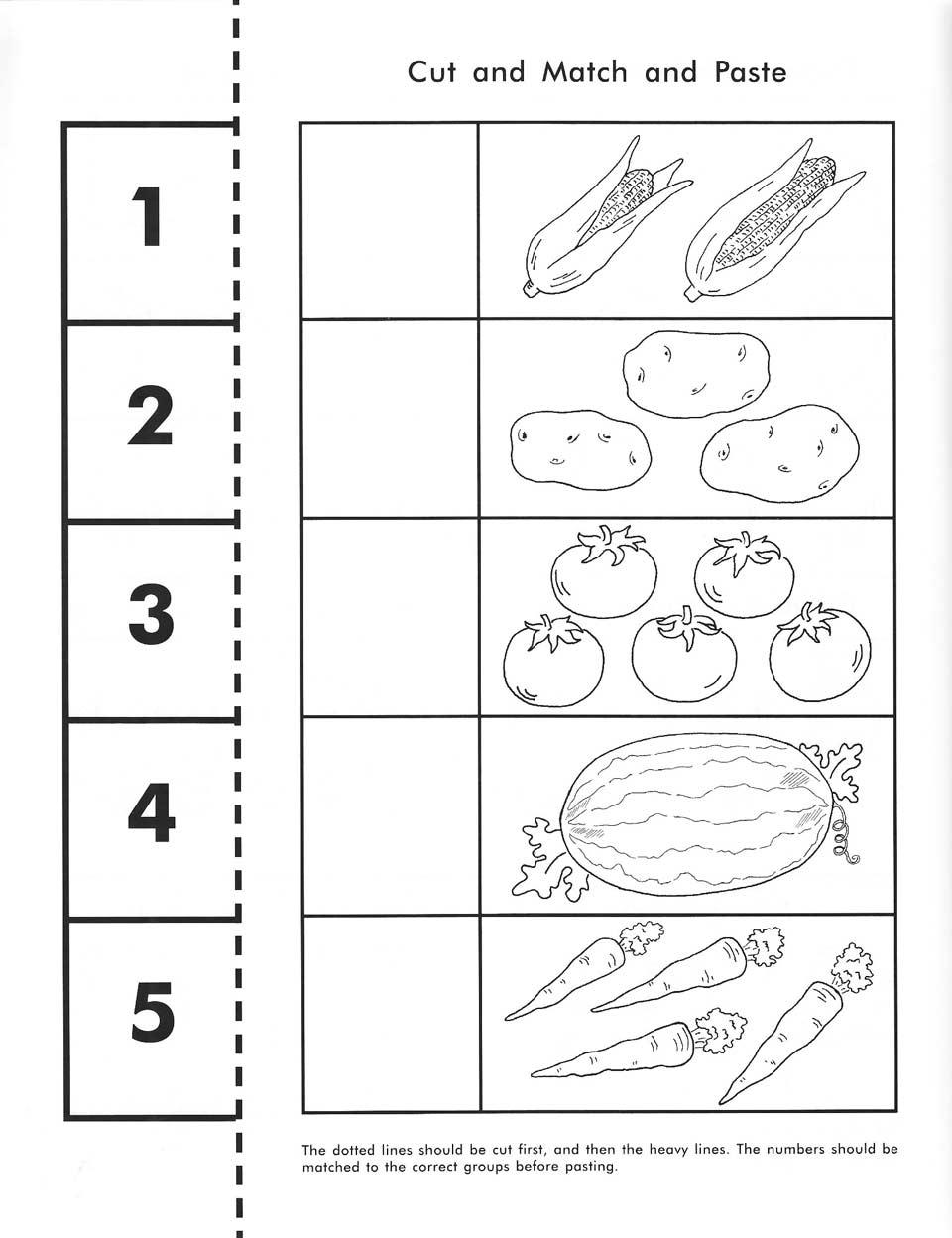 Cut And Paste Worksheets Free
