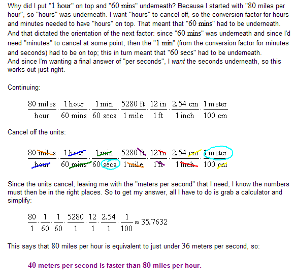Dimensional Analysis