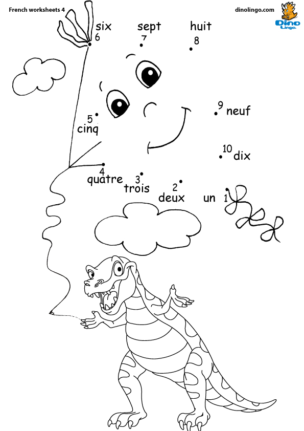 Download French Worksheets For Kids Dino Lingo Blog, French