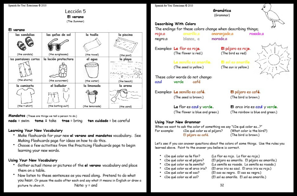 Elementary Math Worksheets In Spanish 1151621