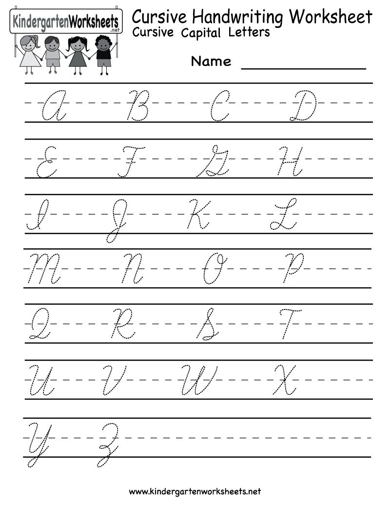 English Cursive Writing Worksheets Pdf 29072