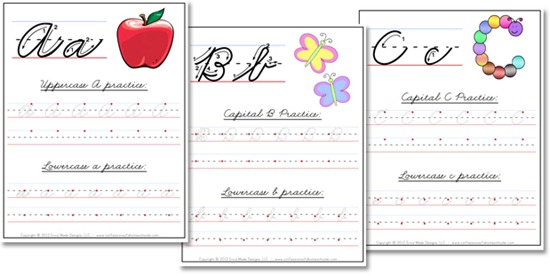 Free Cursive Handwriting Worksheets For Names