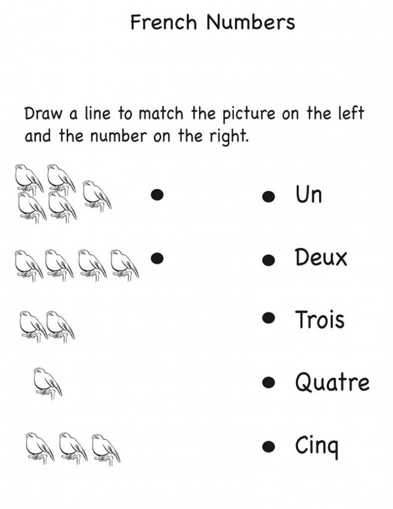 French Math Worksheets For Grade 1 879384